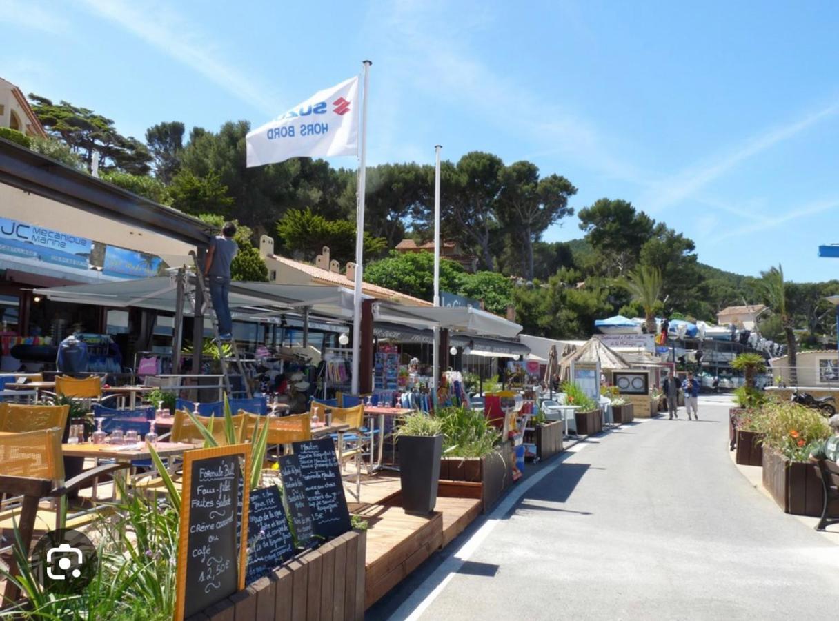 Duplex Cosy Bord De Mer Saint-Cyr-sur-Mer Bagian luar foto